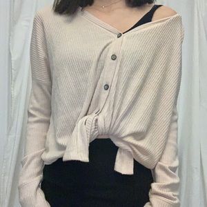 beige cardigan
